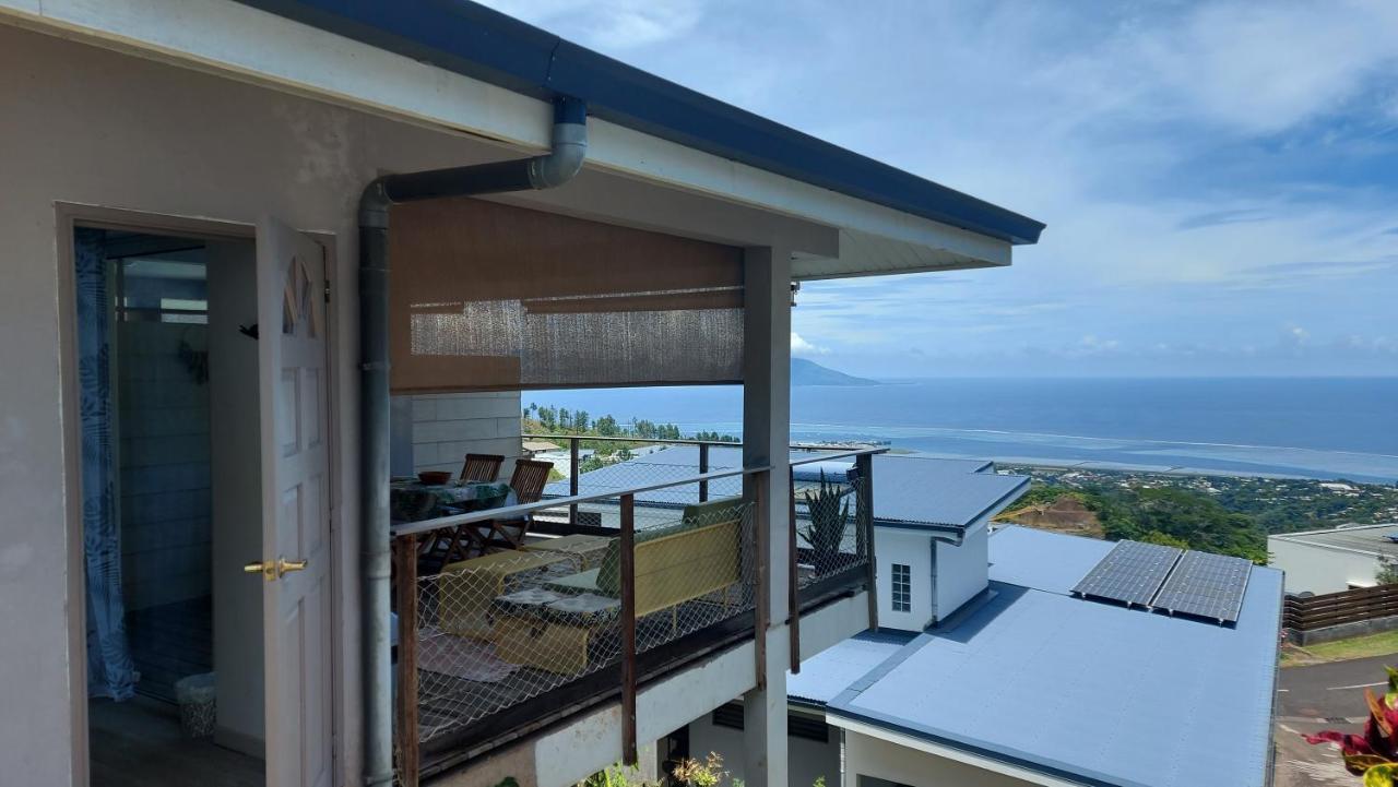 Studio Vaimiti Pour 2 Personnes Vue Mer Et Moorea パペーテ エクステリア 写真