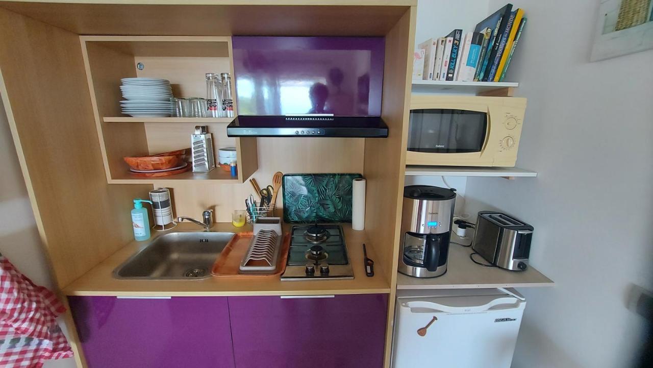 Studio Vaimiti Pour 2 Personnes Vue Mer Et Moorea パペーテ エクステリア 写真